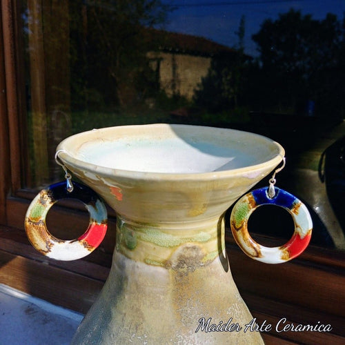 Areta de ceramica gres multicolor